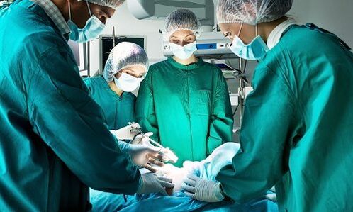 Surgery for varicose veins on the legs